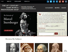 Tablet Screenshot of 19thshop.com